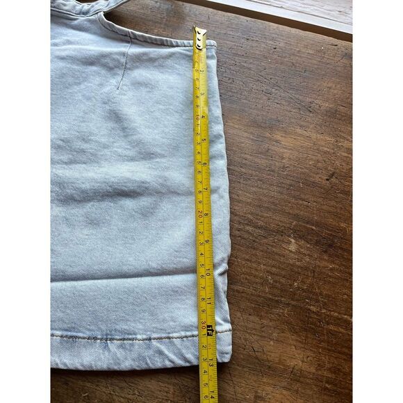 We Wore What Skirt Size Large Womens Light Blue Cut Out Denim Mini NWT - Picture 6 of 10